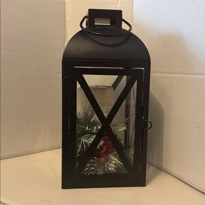 Black Lantern Candle Holder